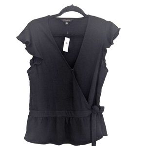 New Banana Republic Wrap Peplum Top